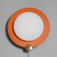 Бра "Планета" LED 3000К-6000К оранжевый 23,5х23,5х12см Бра "Планета" LED 3000К-6000К оранжевый 23,5х23,5х12см