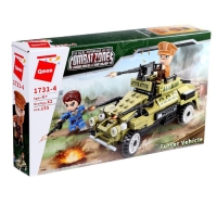 Конструктор Военная зона &laquo;Бронетранспортер&raquo;, 2 минифигуры и 155 деталей