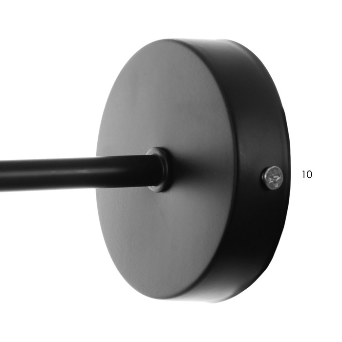 Бра "Валли" Е27 40Вт черный 10х10х22см