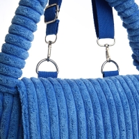 Сумка молодёжная на магните, цвет синий