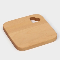 Подарочный набор деревянной посуды Adelica, доска сервировочная, менажница 5 секций, масло для пропитки в подарок 100 мл, берёза