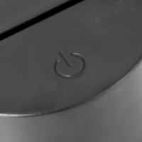 Светильник сенсорный "Гимнастка" LED 7 цветов USB/от батареек черный