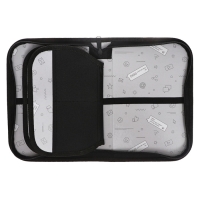 Пенал 3 секции, вкладка внутри, 140 х 210 х 40 мм, тканевый, Calligrata TOP Block "Камуфляж"