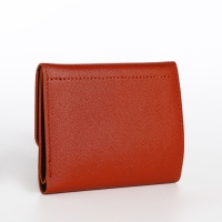 Кошелёк женский на кнопке, цвет рыжий Кошелёк женский на кнопке, цвет рыжий