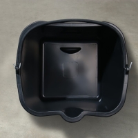 Ведро строительное, 16 л, резинопластик, квадратное с носиком