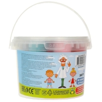 Тесто для лепки в ведре &laquo;Синий трактор&raquo;, 12 цв.