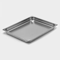 Гастроемкость 2/1 из нержавеющей стали, 65 мм, 65,4&times;53,6&times;6,5 см, толщина 0,8 мм