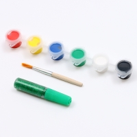 Ёлочные шары под раскраску на новый год «Чудесный подарок»», d = 7 см, новогодний набор для творчества Ёлочные шары под раскраску на новый год «Чудесный подарок»», d = 7 см, новогодний набор для творчества