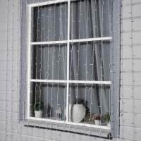 Гирлянда &laquo;Занавес&raquo; 2 &times; 6 м, IP44, УМС, белая нить, 1440 LED, свечение белое, мерцание, 220 В