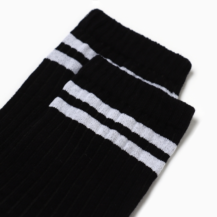 Носки женские, цвет черный, размер 23-25