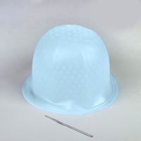 Шапочка для мелирования, с крючком, цвет голубой Шапочка для мелирования, с крючком, цвет голубой