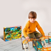 Автотрек &laquo;Дино-трек&raquo;, с машинкой, работает от батареек