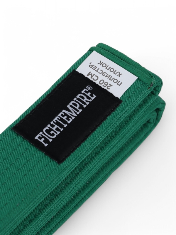Пояс для единоборств Fight Empire 2,0 м, BASE, зеленый
