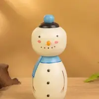 Деревянная кукла кокеши &laquo;Снеговик&raquo;, 7&times;8.5&times;17 см