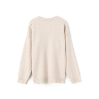 Джемпер женский MINAKU: Knitwear collection, цвет бежевый р-р 50-52 Джемпер женский MINAKU: Knitwear collection, цвет бежевый р-р 50-52