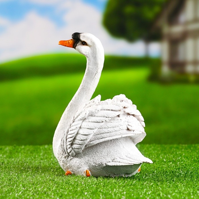 Садовая фигура Садовая фигура "Лебедь" 20х10х18см