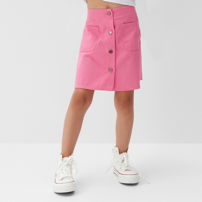 Юбка детская KAFTAN р. 34 (122-128 см), ярко-розовый