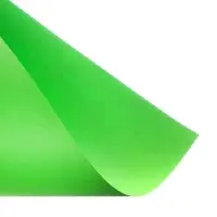 Картон цветной тонированный А2, 200 г/м&sup2;, зелёный, МИКС