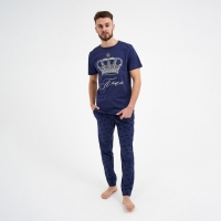 Пижама мужская (футболка и брюки) KAFTAN "Crown" р.56 Пижама мужская (футболка и брюки) KAFTAN "Crown" р.56