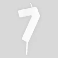Свеча для торта, цифра &laquo;7&raquo;, светится в темноте, 3,8 х 8 см