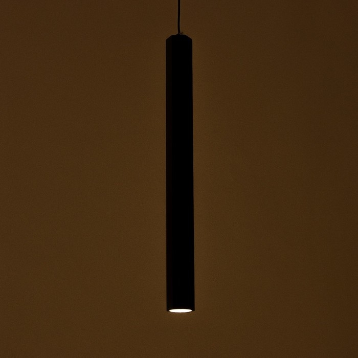Светильник подвесной "Моэм" LED 5Вт 4000К черный 4х4х50-150см