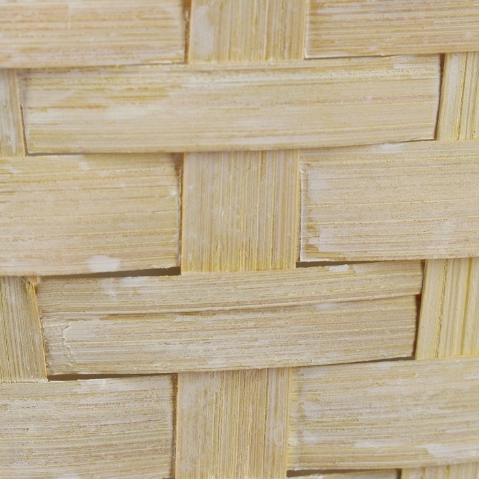 Набор корзин, 19х7,5х9,5/31 см, 22х9х11/34 см, 24х9х11,5/35 см, 3 шт, жёлтые, бамбук