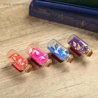 Фигурка &laquo;Сувенир в бутылке. Ракушки&raquo;, 6&times;2.5&times;3.5 см, МИКС