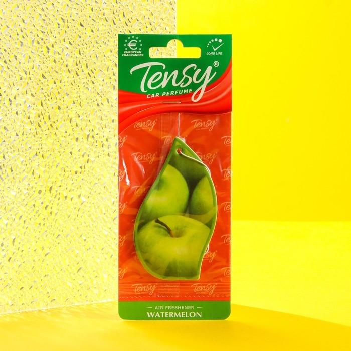 Ароматизатор подвесной Tensy картонный, Арбуз TA-05 МИКС