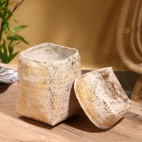 Корзинка плетеная "Аварис" 14х14х23 см