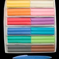 Пластилин 12 цветов, мягкий, восковой, 180 г &laquo;Фантазия&raquo;, стек