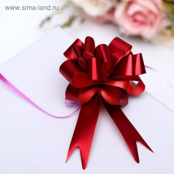 Бант - шар № 1.8 &laquo;Классика&raquo;, красный