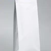 Пакет восьмишовный с отрывным замком, белый, матовый, 34&times;15 + 7.5 см