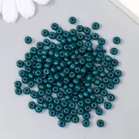 Бисер стекло 6/0 "Сапфирно-синий" 15 гр