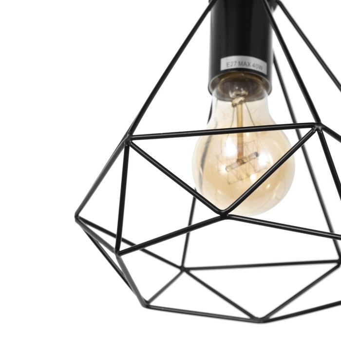 Светильник-каскад "Адри" 10хЕ27 40Вт черный 65х65х350 см