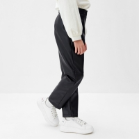 Брюки для девочки кожаные MINAKU, цвет чёрный, рост 146 см Брюки для девочки кожаные MINAKU, цвет чёрный, рост 146 см