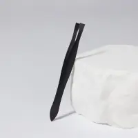 Пинцет прямой, узкий, 8.5 см, чёрный