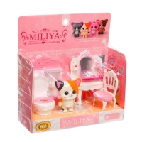 Набор игровой &laquo;Котик&raquo; с мебелью и аксессуарами, МИКС