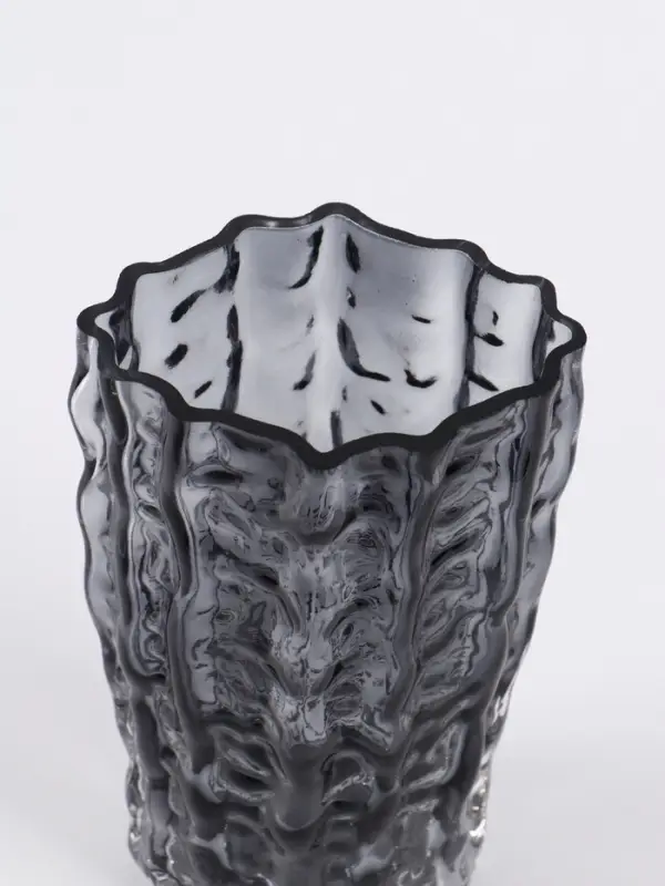 Ваза &laquo;Фонс&raquo;, 24&times;14.5 см, стекло, чёрная