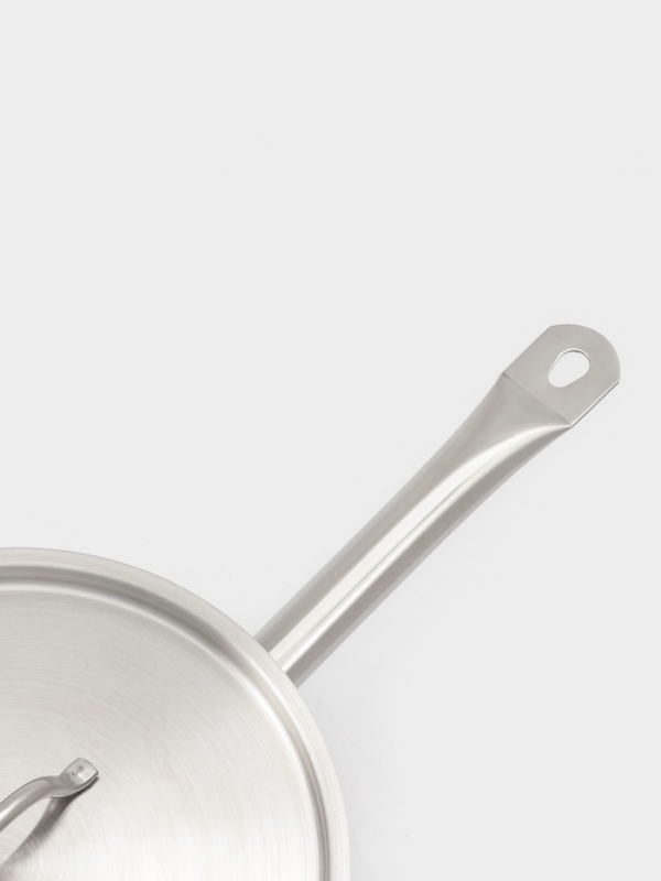 Ковш 6,3 л, d=24, h=14 см, с крышкой, толщина стенки 0,8 мм, индукция, две ручки