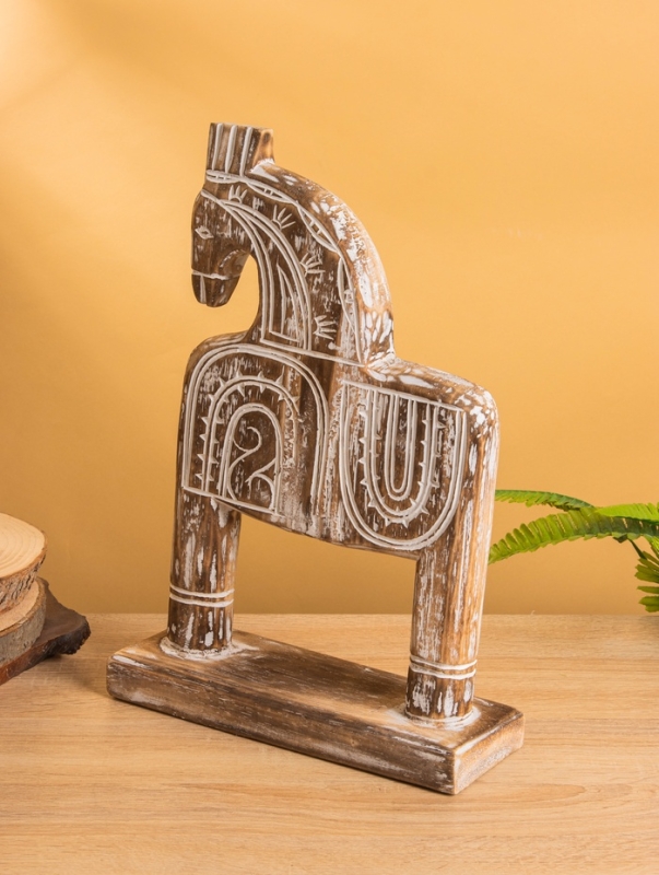 Сувенир &laquo;Конь&raquo;, 25&times;10&times;37 см, дерево, коричневый