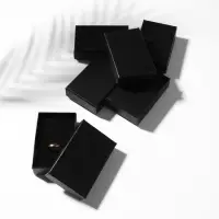 Коробочка подарочная под набор &laquo;Минимал&raquo; , 5&times;8 см, цвет чёрный