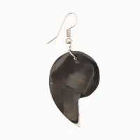 Серьги "Морская ракушка" ракушка 5,5х2 см