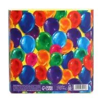 Коробка подарочная складная с пластиковым окном, упаковка, &laquo;С днём рождения!&raquo;, 14 х 14 х 8 см