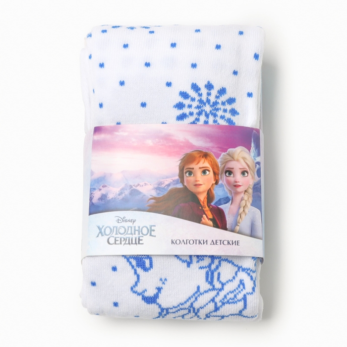 Колготки детские новогодние "Эльза и Анна" Холодное сердце, Дисней, рост 116-122 см
