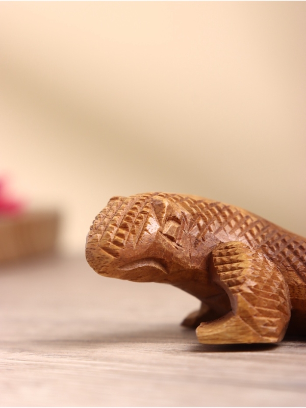 Сувенир "Варан" дерево акация, 12х7х4 см