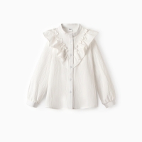 Блузка для девочки MINAKU, цвет белый, рост 140 см Блузка для девочки MINAKU, цвет белый, рост 140 см