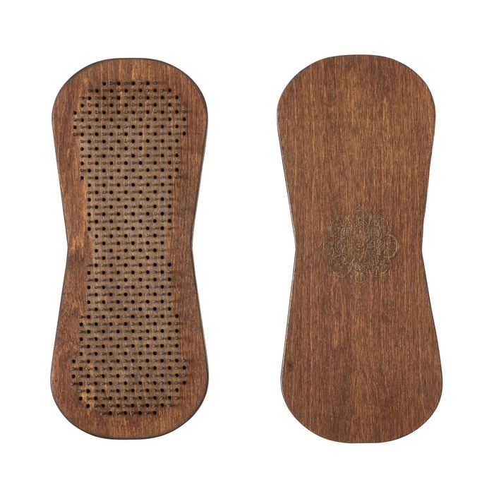 Садху, доска с гвоздями, для йоги, 2 шт, шаг 8 мм