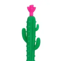 Карандаш-прикол механический &laquo;Кактус&raquo;, толщина грифеля 0.7 мм, розовый цветочек