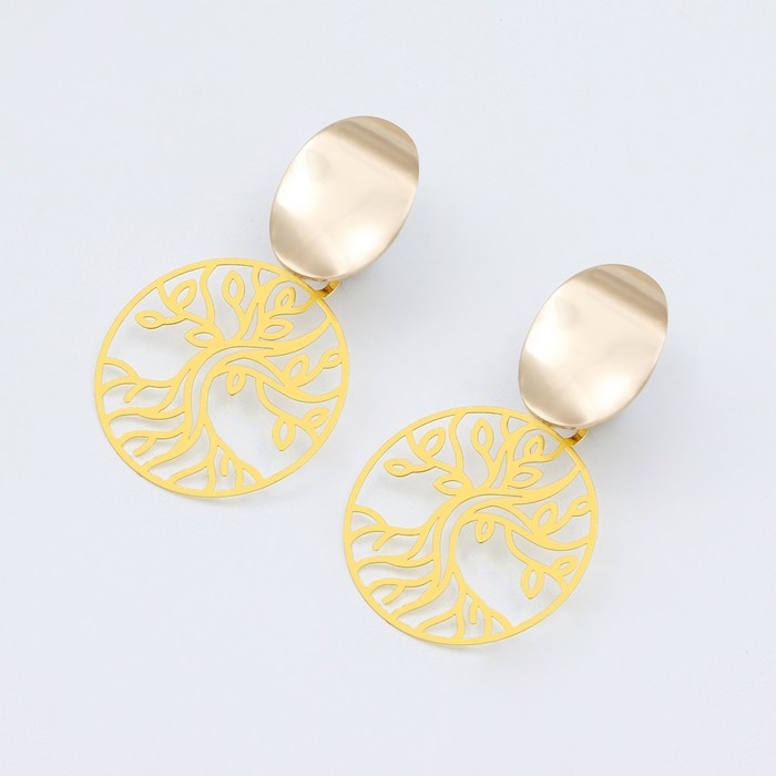 Серьги &laquo;Удача&raquo;, 2.5 х 4 см