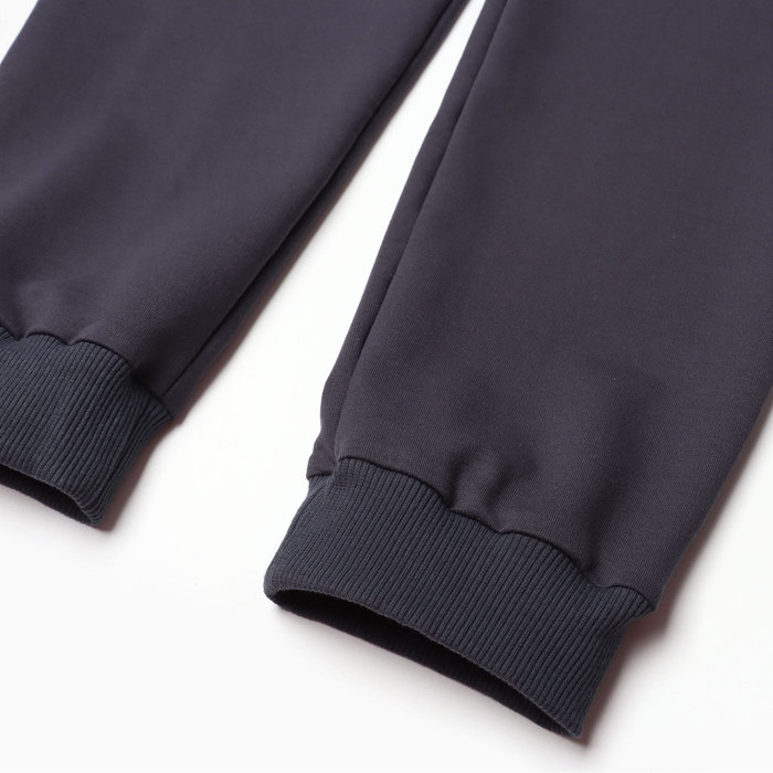 Комплект для мальчика (джемпер, брюки), цвет графит, рост 110 см